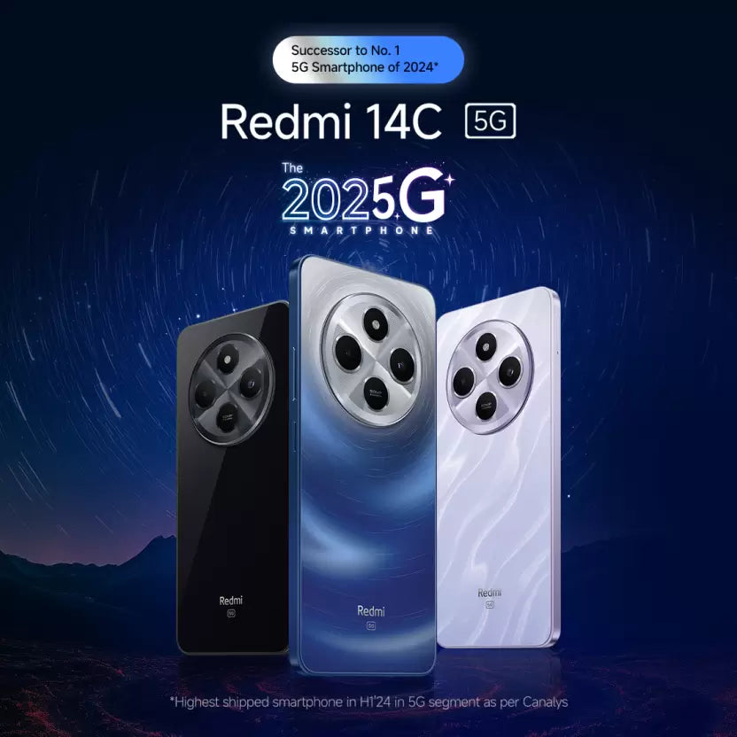 Xiaomi Redmi 14C 5G 4GB/64GB Stardust Purple / Stargaze Black / Starlight Blue