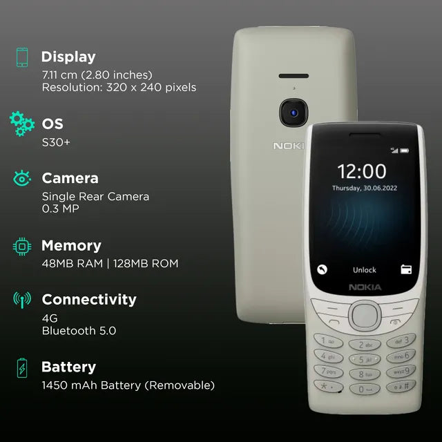 Nokia 8210 Dual Sim Sand