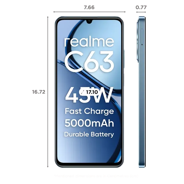 realme C63 4GB/64GB Leather Blue