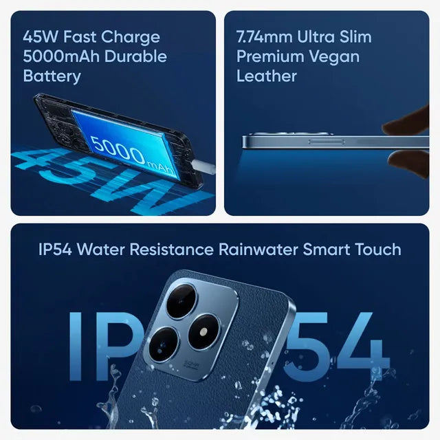 realme C63 4GB/128GB Jade Green / Leather Blue