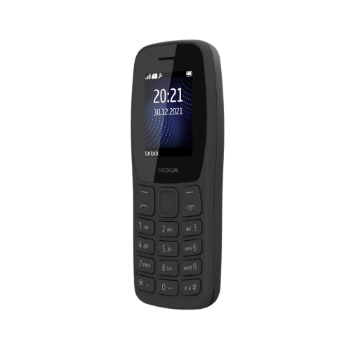 Nokia 105 Classic Single SIM Charcoal / Blue