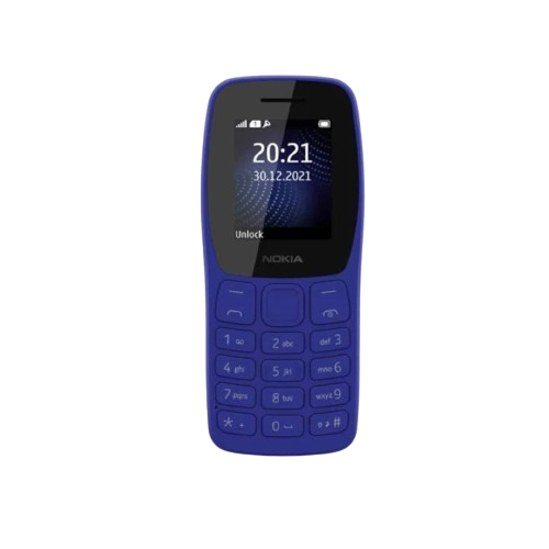 Nokia 105 Classic Single SIM Charcoal / Blue