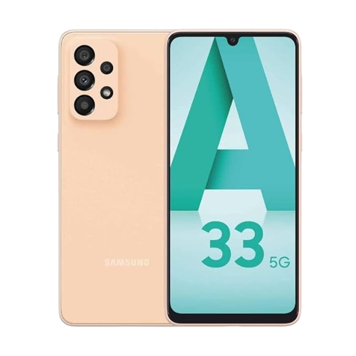 Samsung Galaxy A33 5G (8GB/128GB) – Awesome Peach | Super AMOLED | 48MP OIS Camera