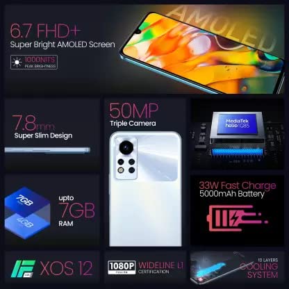 Infinix Note 12i D1 4GB/64GB White / Force Black Metaverse Blue
