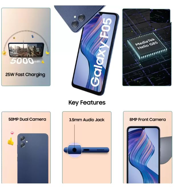 Samsung Galaxy F05 / M05 4GB/64GB Twilight Blue / Mint Green