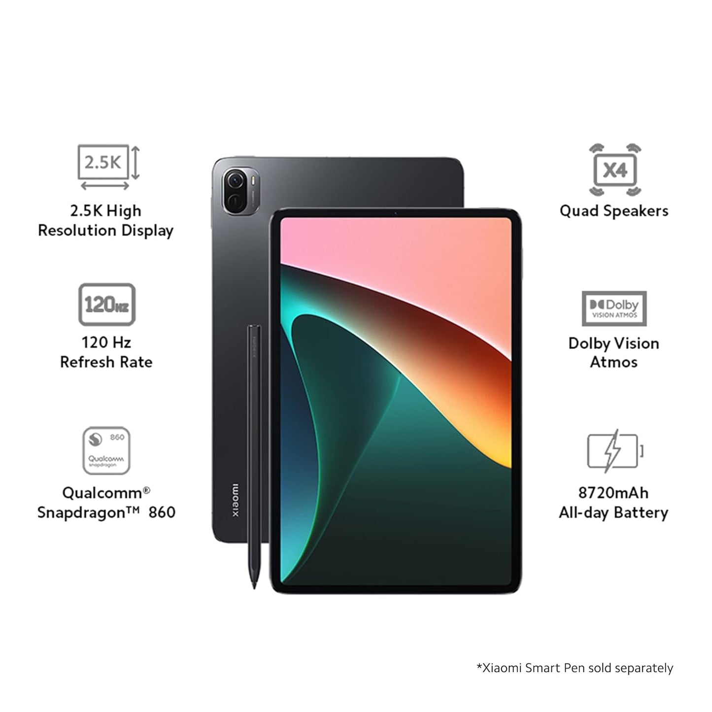 Xiaomi Pad 5 6GB/256GB Gray