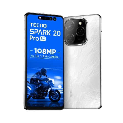 Tecno Spark 20 pro 5G 8GB/128GB Glossy White / Neon Green / Startrail Black