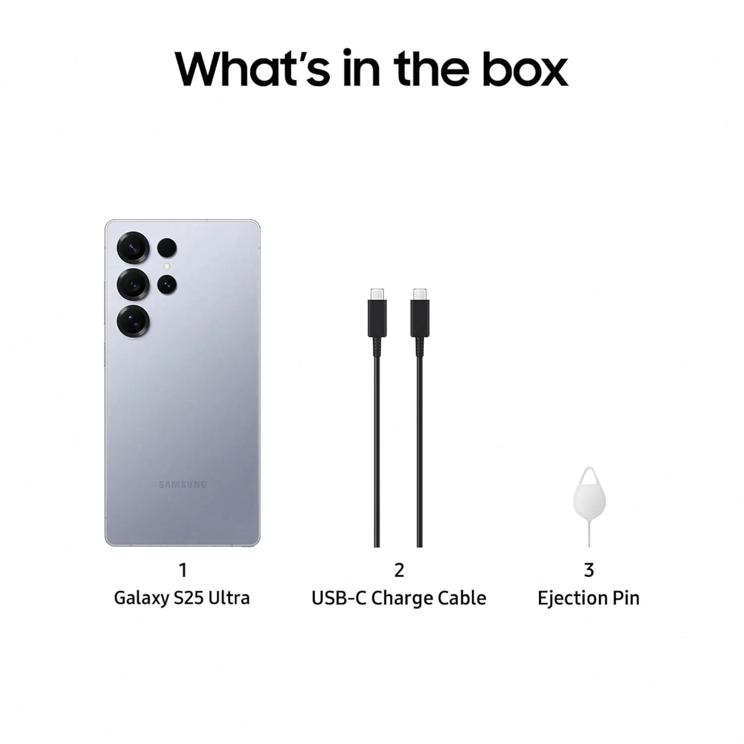 Samsung Galaxy S25 Ultra 12GB/256GB Titanium Silver Blue / Titanium Black SM-S938BZBBINS