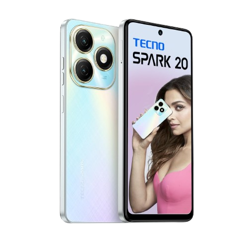 Tecno Spark 20 8GB/256GB Cyber White / Magic Skin Blue