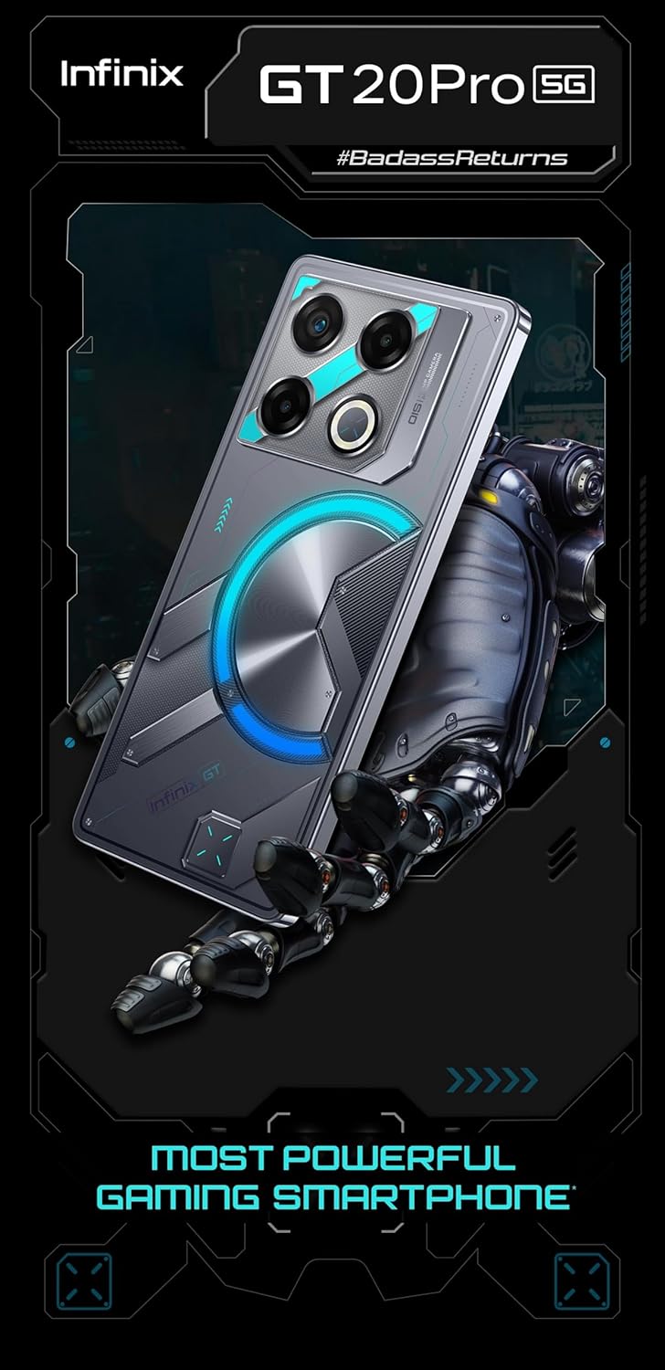 Infinix GT 20 pro 5G 8GB/256GB Mecha Silver