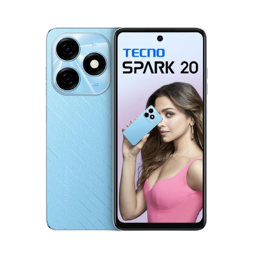 Tecno Spark 20 8GB/256GB Cyber White / Magic Skin Blue