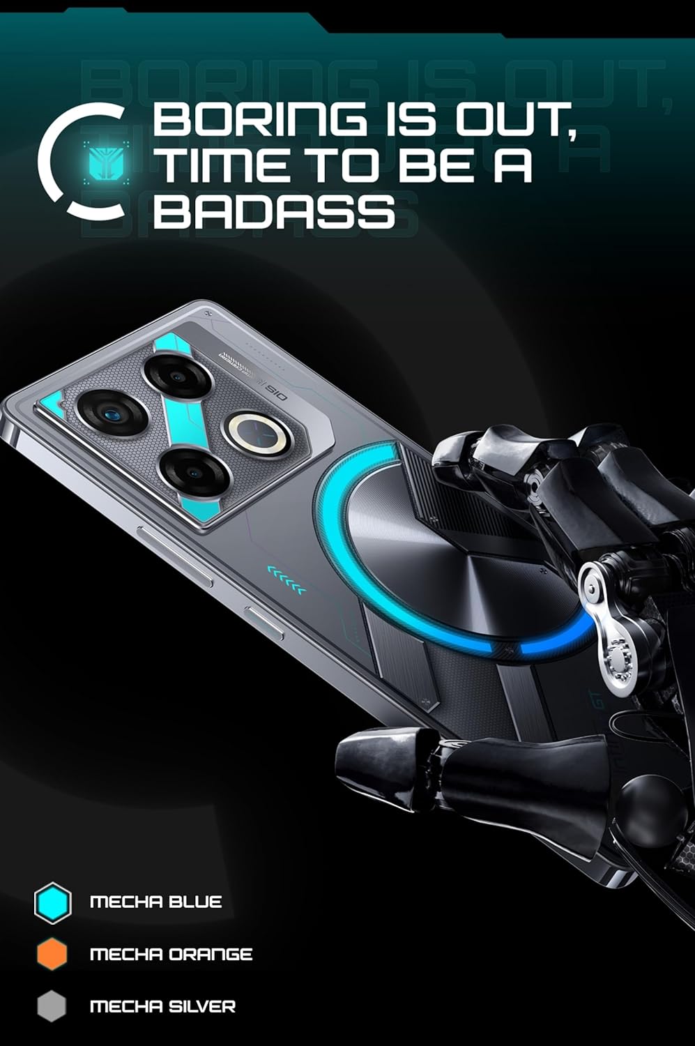 Infinix GT 20 pro 5G 8GB/256GB Mecha Silver