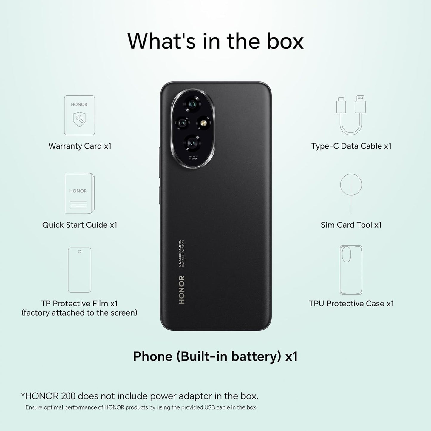 Honor H200 5G 8GB/256GB Black / Moonlight White