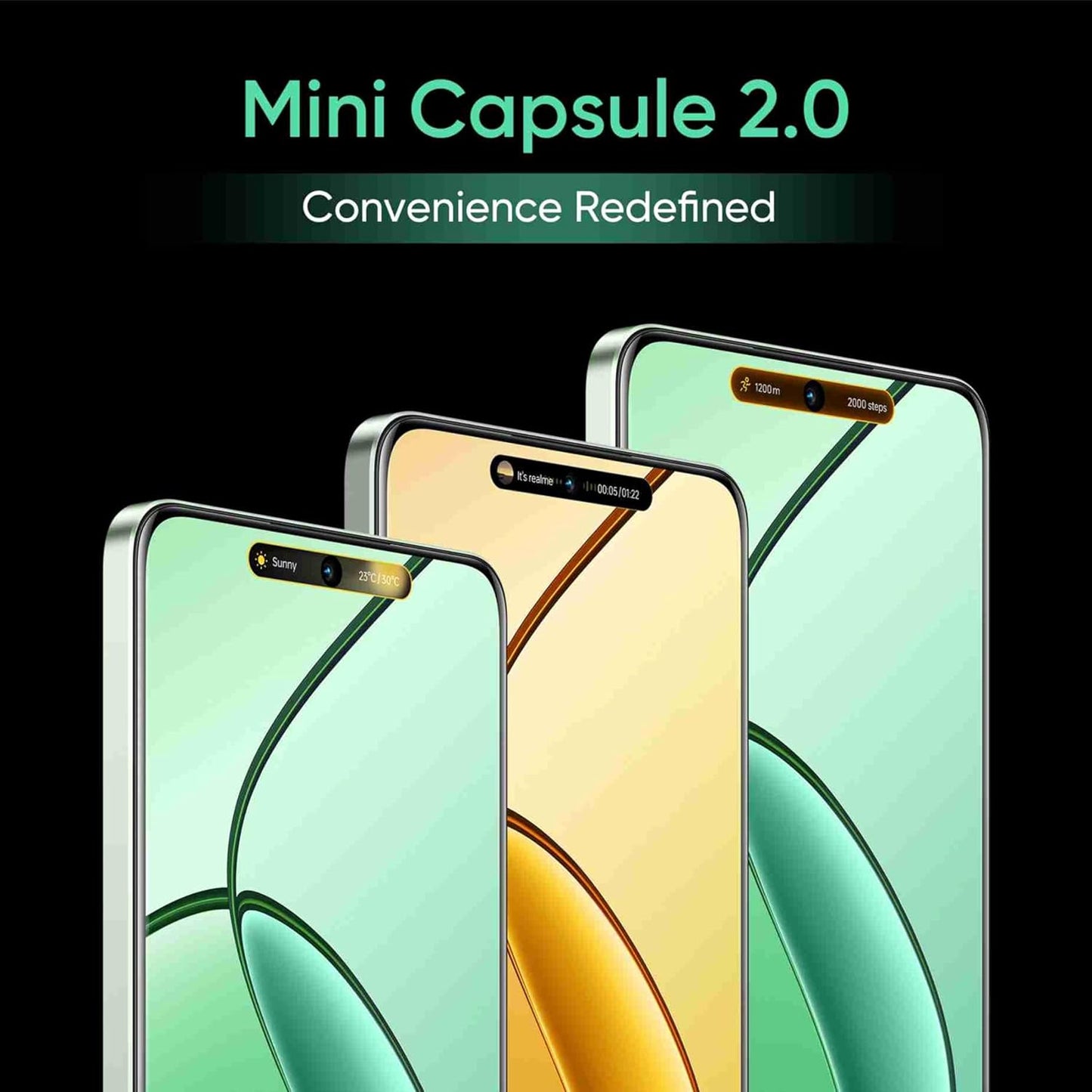 realme C65 5G 8GB/128GB Feather Green / Glowing Black