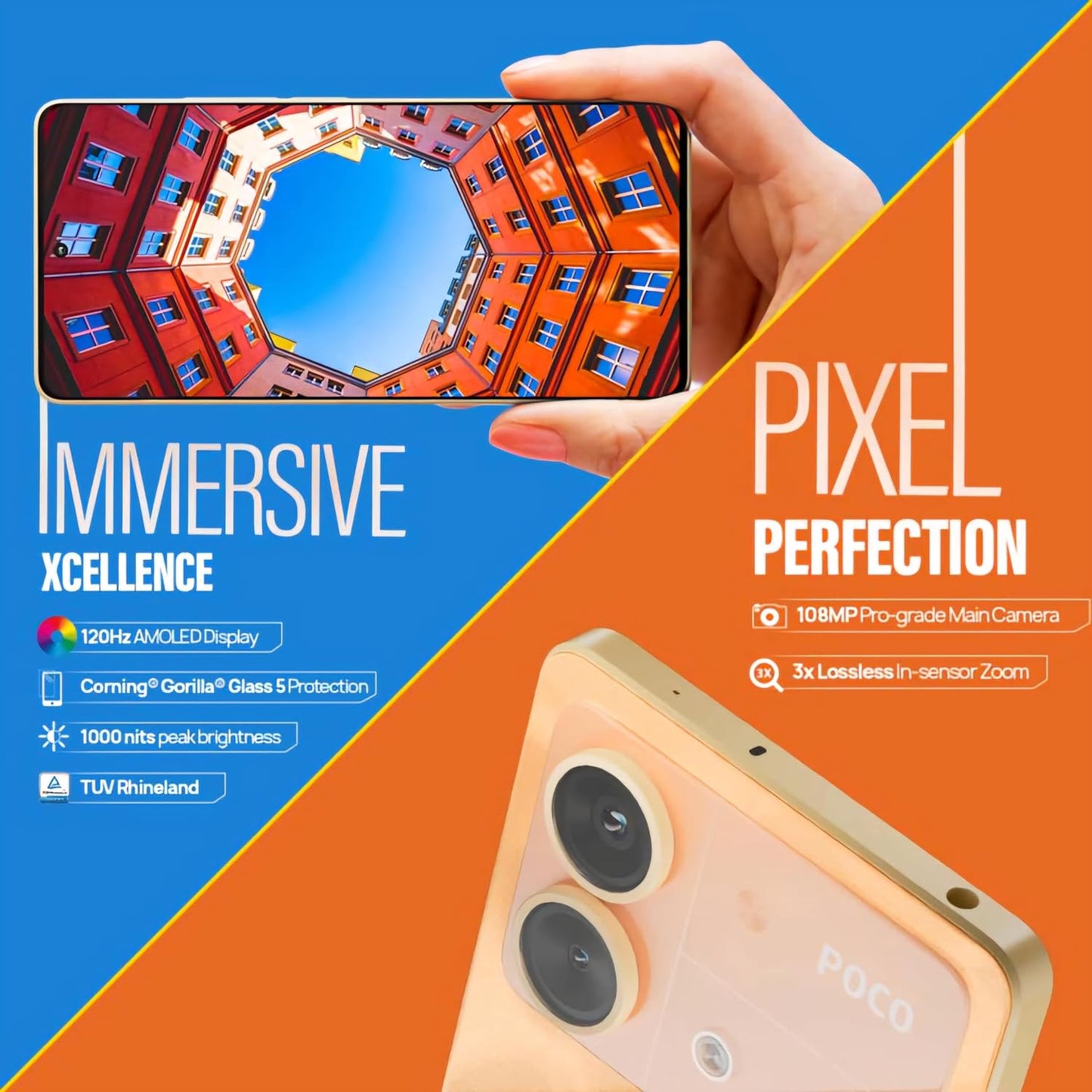 Poco X6 Neo 8GB/128GB Blue / Black / Orange