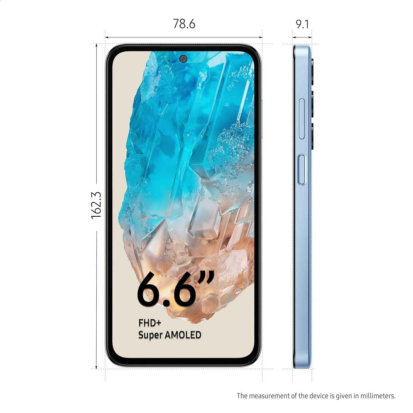 Samsung Galaxy M35 5G 8GB/256GB Darkbreak Blue / Moonlight Blue / Thunder Grey