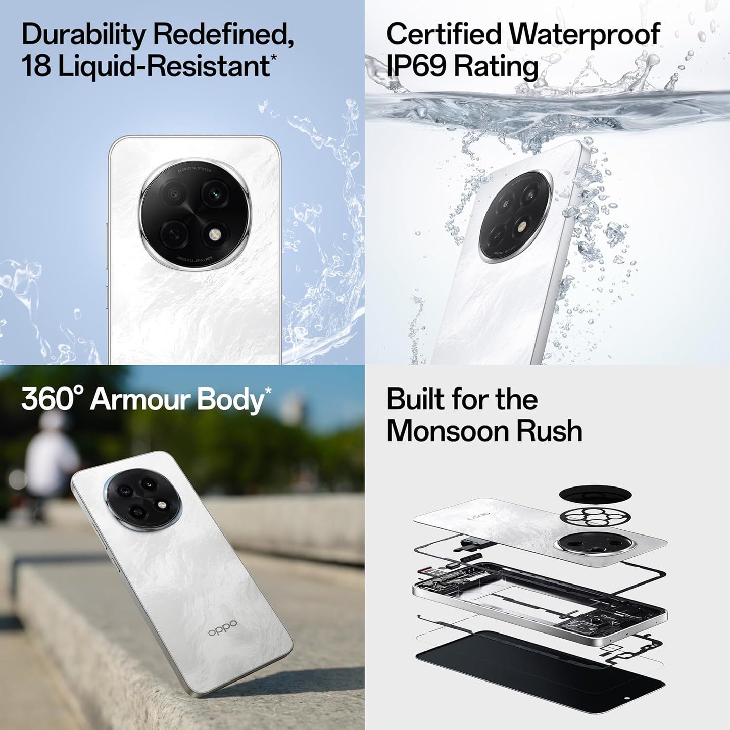 Oppo F29 Pro 5G 12GB/256GB Granite Black / Marble White