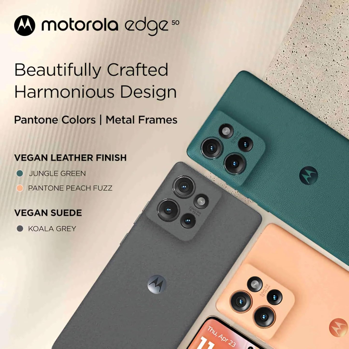 Motorola Moto Edge 50 5G 8GB/256GB Grey / Jungle Green / Peach Fuzz / Koala Grey