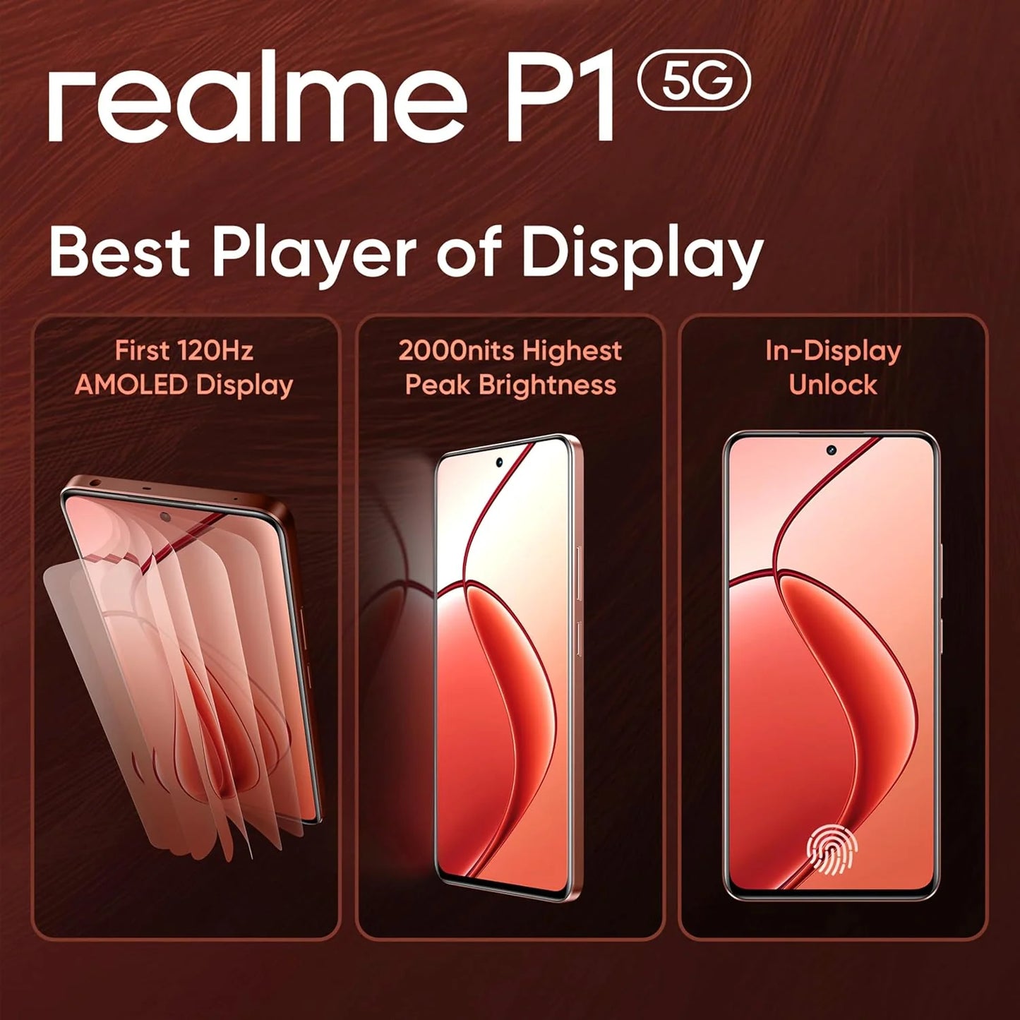 realme P1 5G 8GB/128GB Phoenix Red