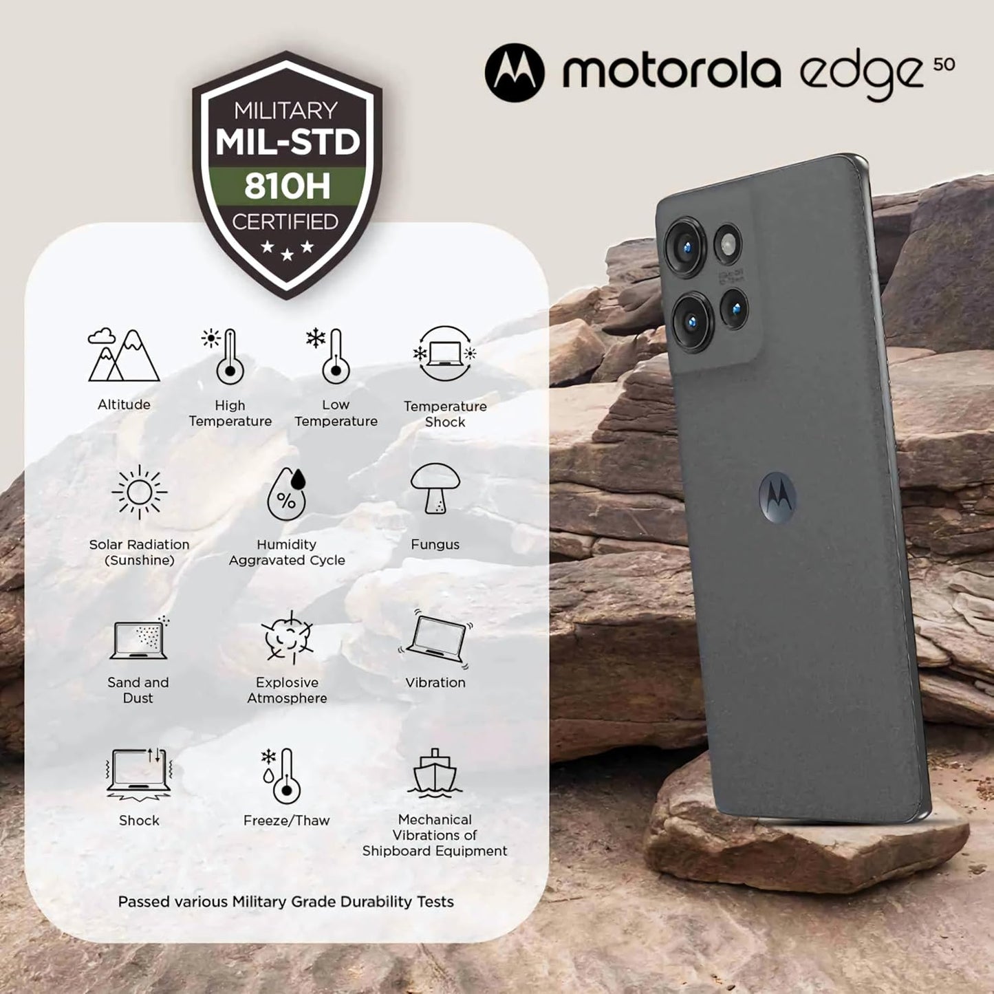 Motorola Moto Edge 50 5G 8GB/256GB Grey / Jungle Green / Peach Fuzz / Koala Grey