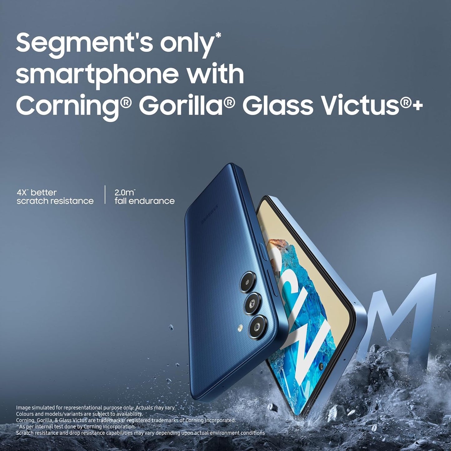Samsung Galaxy M35 5G 8GB/256GB Darkbreak Blue / Moonlight Blue / Thunder Grey