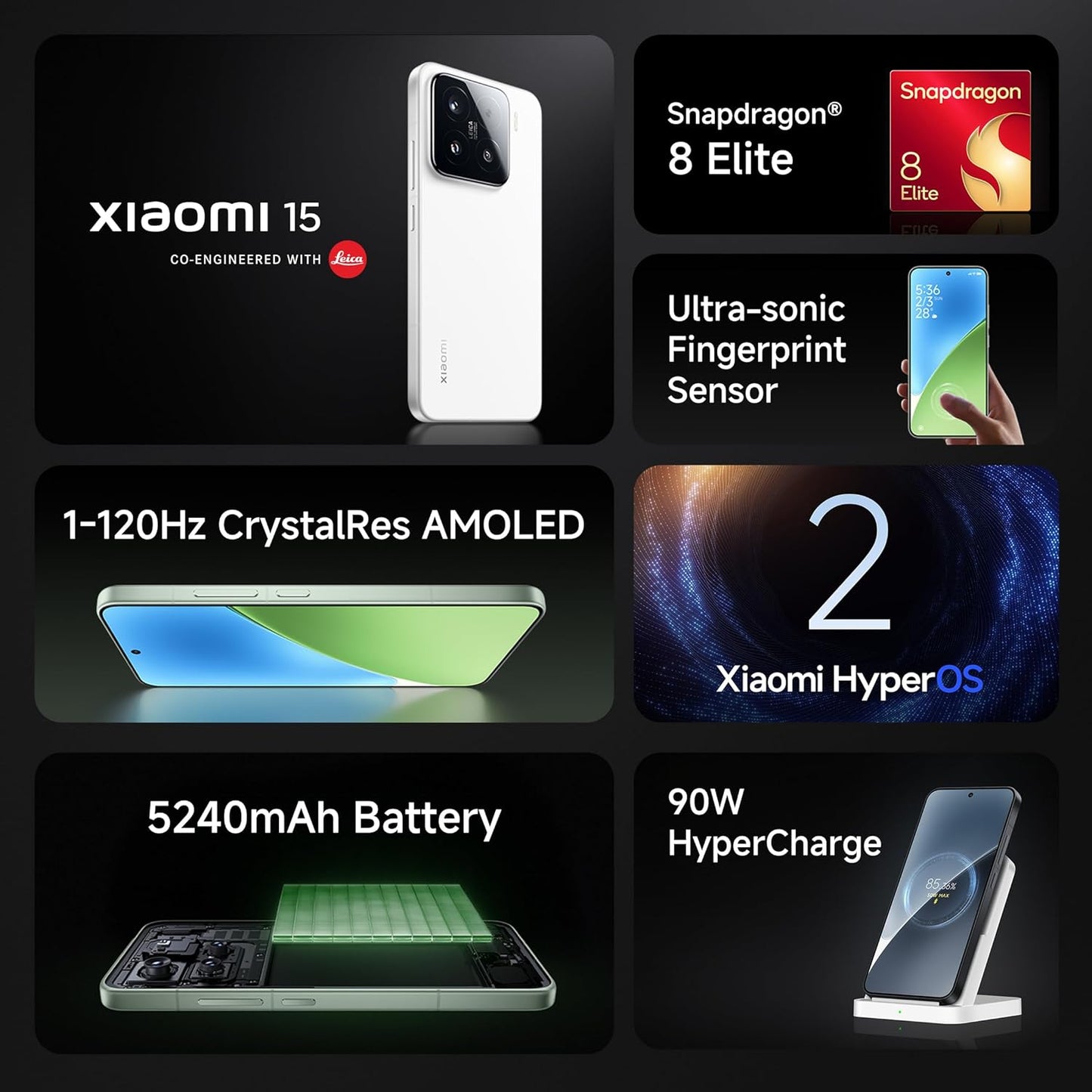 Xiaomi 15 5G 12GB/512GB White