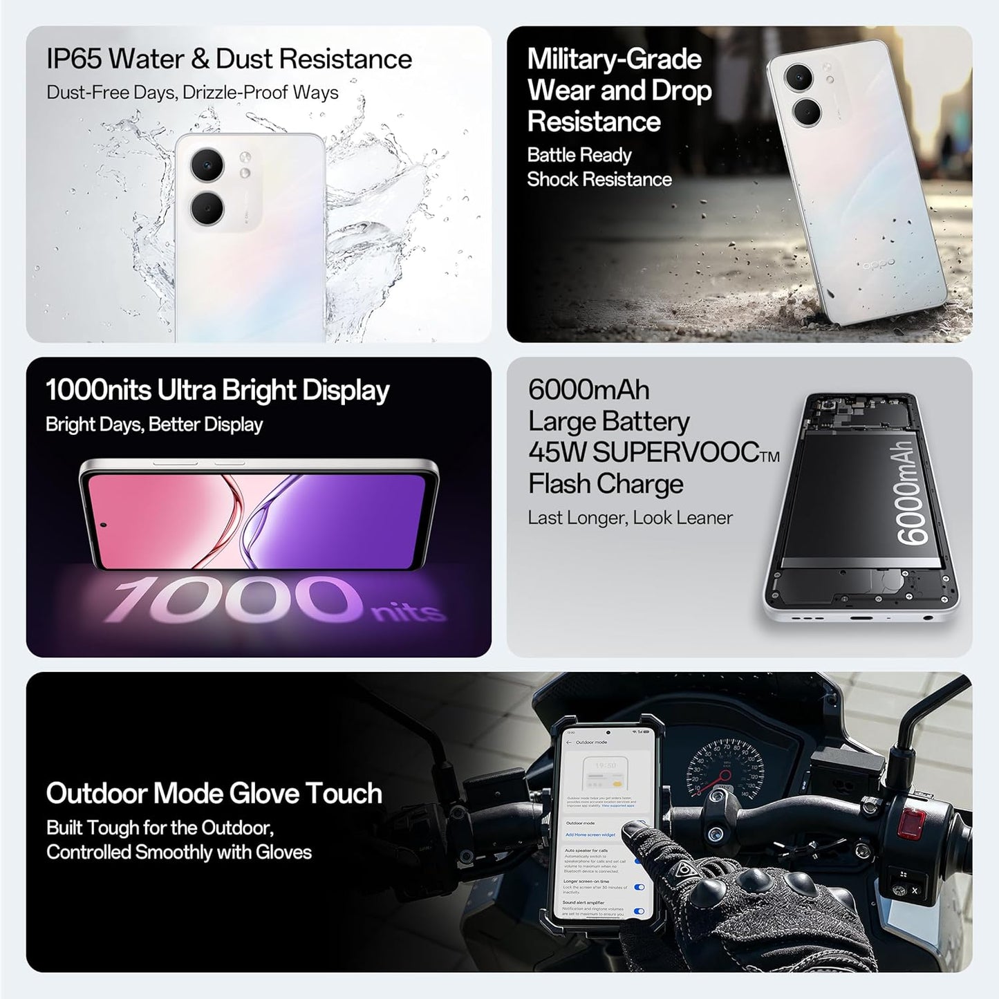 Oppo A5X 5G 4GB/128GB Midnight Blue / Laser White