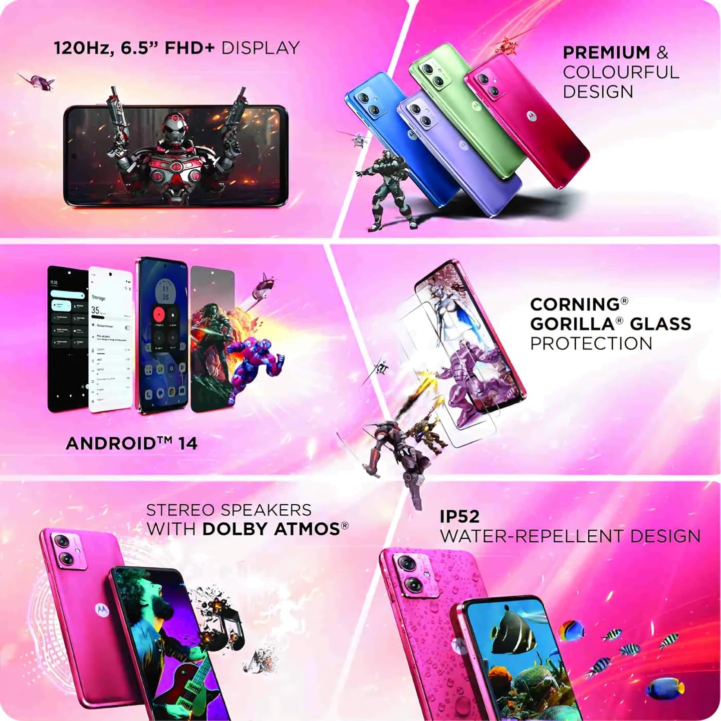 Motorola Moto G64 5G 12GB/256GB Berry Red