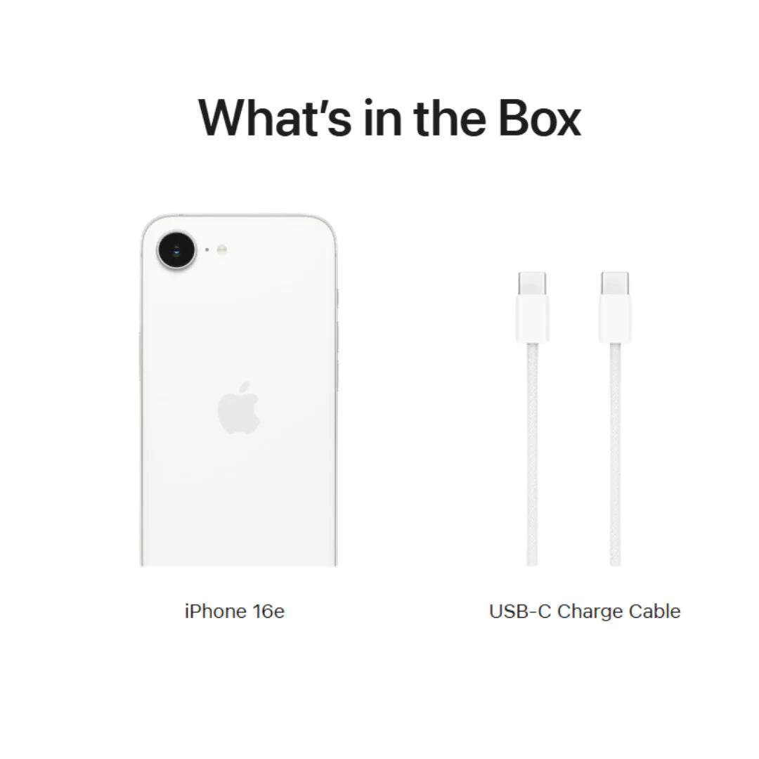 Apple iPhone 16e 128GB Black / White