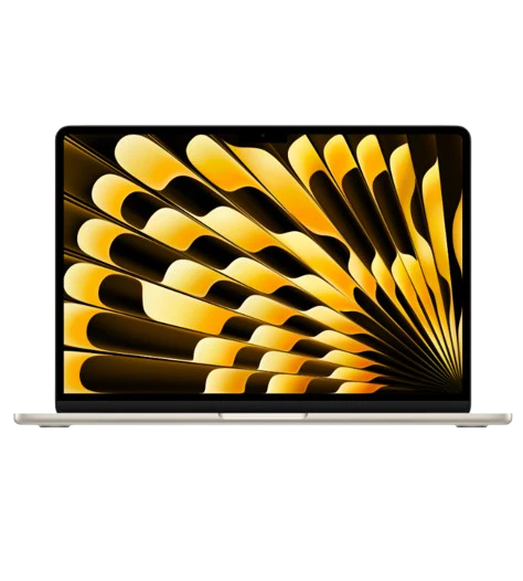 Apple 15-inch MacBook Air: Apple M4 chip with 10-core CPU and 10-core GPU, 16GB, 256GB SSD - Midnight / Silver / Sky Blue / Starlight