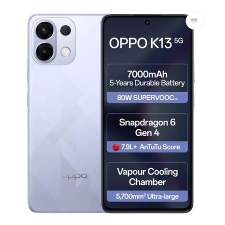 Oppo K13 5G 8GB/256GB Icy Purple / Prism Black