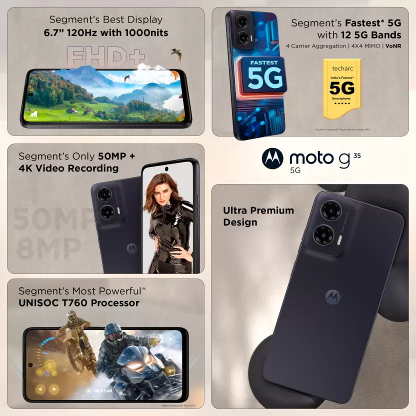 Motorola Moto G35 5G 4GB/128GB Midnight Black
