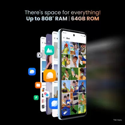 Infinix Smart 8 4GB/64GB Timber Black / Shiny Gold / Rainbow Blue