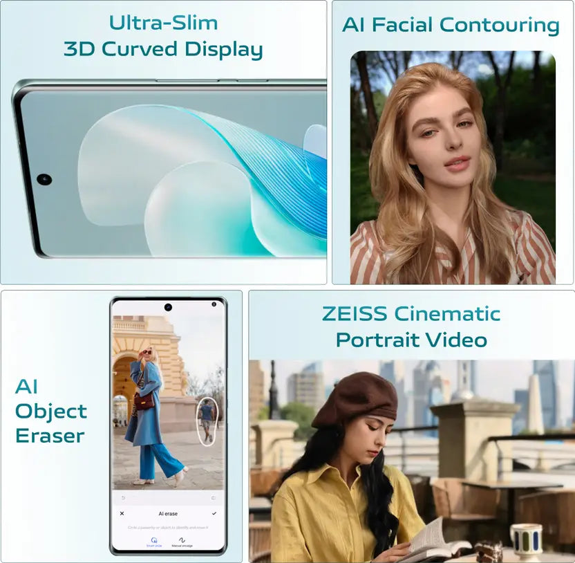 Vivo V40 Pro 5G 8GB/256GB Ganges Blue