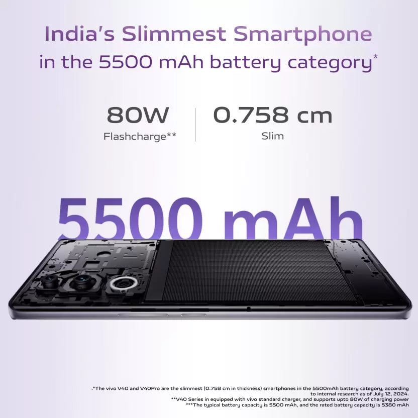 Vivo V40 8GB/256GB lotus Purple / Ganges Blue
