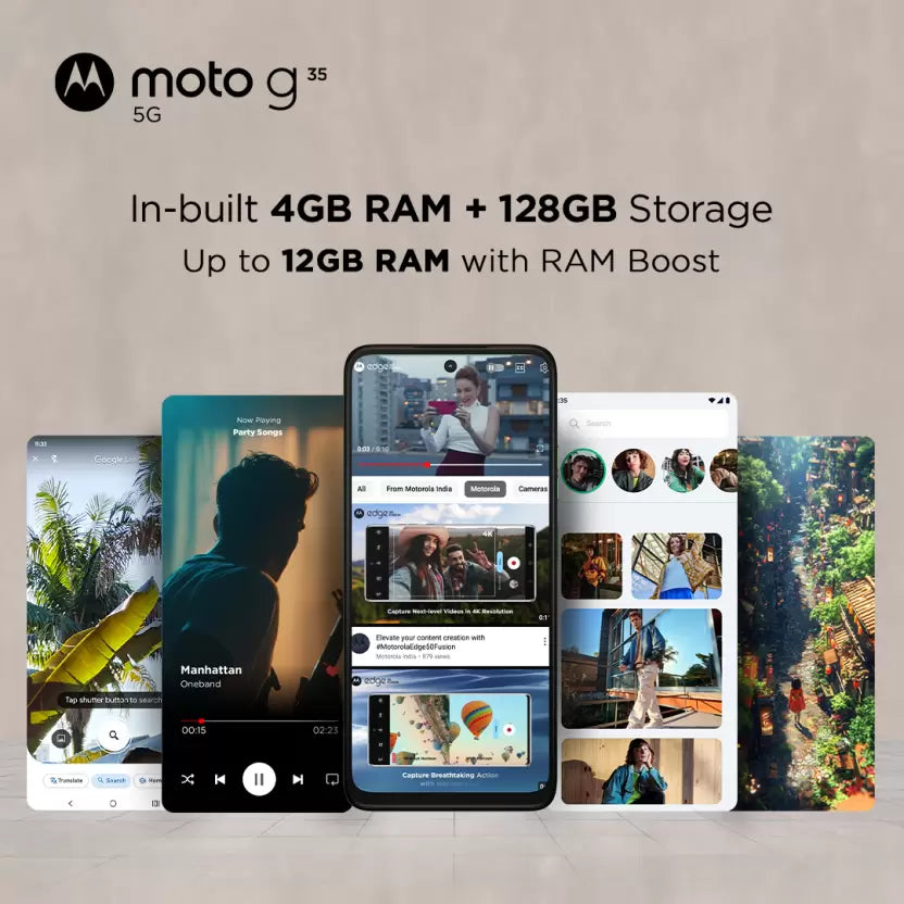 Motorola Moto G35 5G 4GB/128GB Midnight Black
