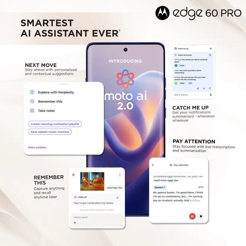 Motorola Moto Edge 60 Pro 8GB/256GB Pantone Shadow