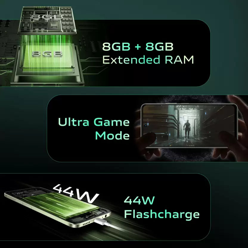 Vivo T3 X 5G 8GB/128GB Celestial Green