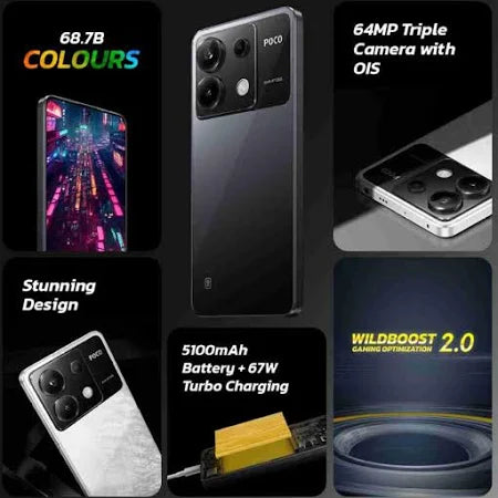 Poco X6 5G 8GB/256GB Black