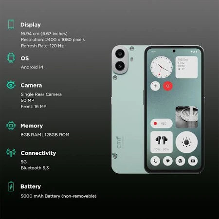 Nothing Phone (1) A015 8/128GB Light Green / Black / Blue