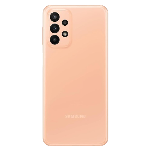 Samsung Galaxy A23 5G – Fast, Smooth & Stylish in Peach
