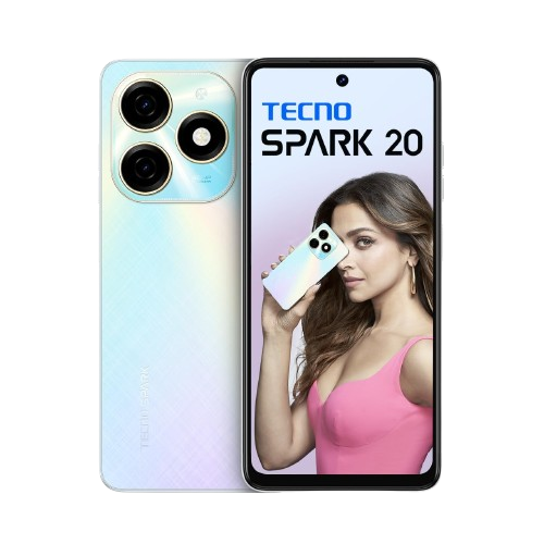 Tecno Spark 20 8GB/256GB Cyber White / Magic Skin Blue