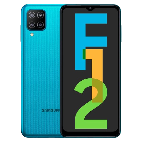 Samsung Galaxy F12 – Big Battery, Smooth Display | Sky Blue