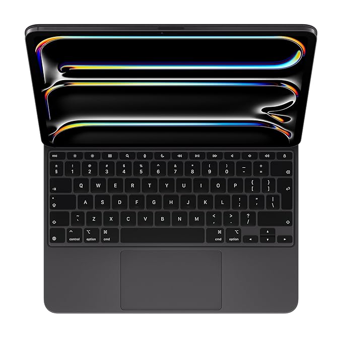 Apple iPad Magic Keyboard Case for iPad Pro 13″ (M4), Great Typing Experience, Built-in trackpad, Function Row, US English — Black