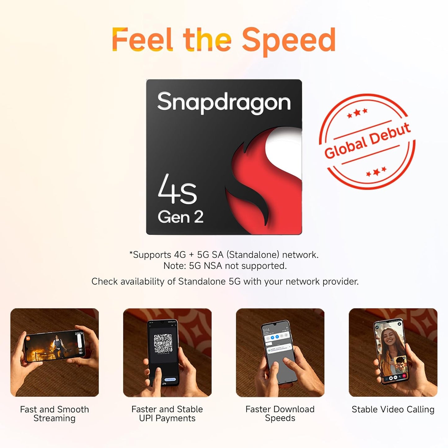 Xiaomi Redmi A4 5G 4GB/128GB Sparkle Purple / Starry Black