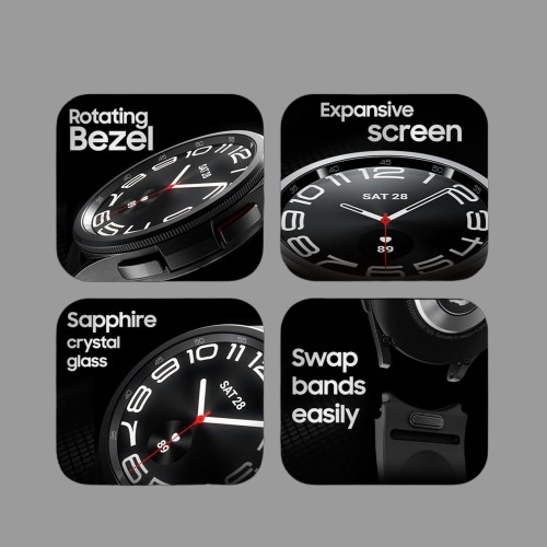 Samsung Galaxy Watch 6 Classic LTE 47mm – Silver | Premium Style, Powerful Performance