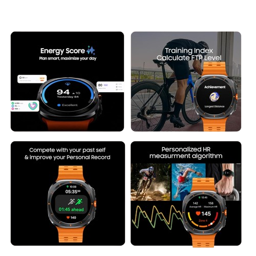 Samsung Galaxy Watch 7 Ultra LTE – 47mm Titanium Gray | Ultimate Power, Pro-Level Tracking