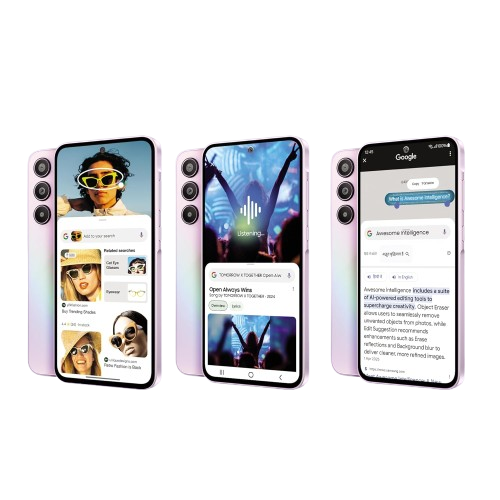 Samsung Galaxy A35 5G (Awesome Lilac, 8GB RAM, 128GB Storage) | Premium Glass Back | 50 MP Main Camera (OIS) | Nightography | IP67 | Corning Gorilla Glass Victus+ | sAMOLED with Vision Booster