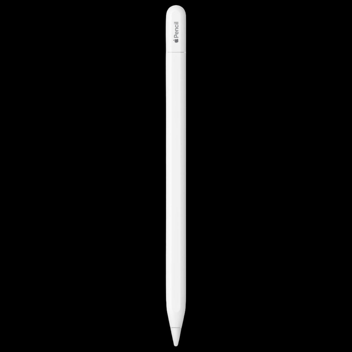 Image of the Apple Pencil, a versatile tool for iPad users. The pencil is shown against a white background, highlighting its sleek design, precise tip, and seamless integration with iPad devices for drawing, writing, and note-taking at icrescent apple store in chandigarh
