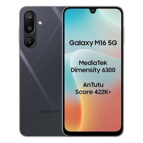 Samsung Galaxy M16 5G – Thunder Black / Green (4GB/128GB, 6GB/128GB, 8GB/128GB)